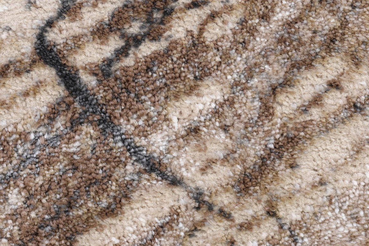 KOBEREC béžový hnedý krémový - 140 x 200 cm - hnedá, textil (140/200cm) - Mazovia
