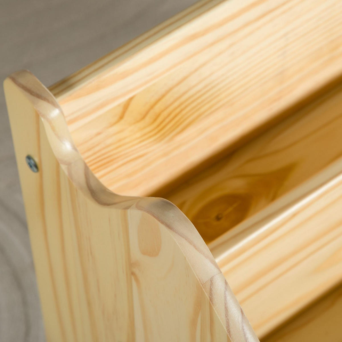 BÜCHERREGAL BRUNO - Naturfarben, Holz (65/60/40cm) - IDIMEX