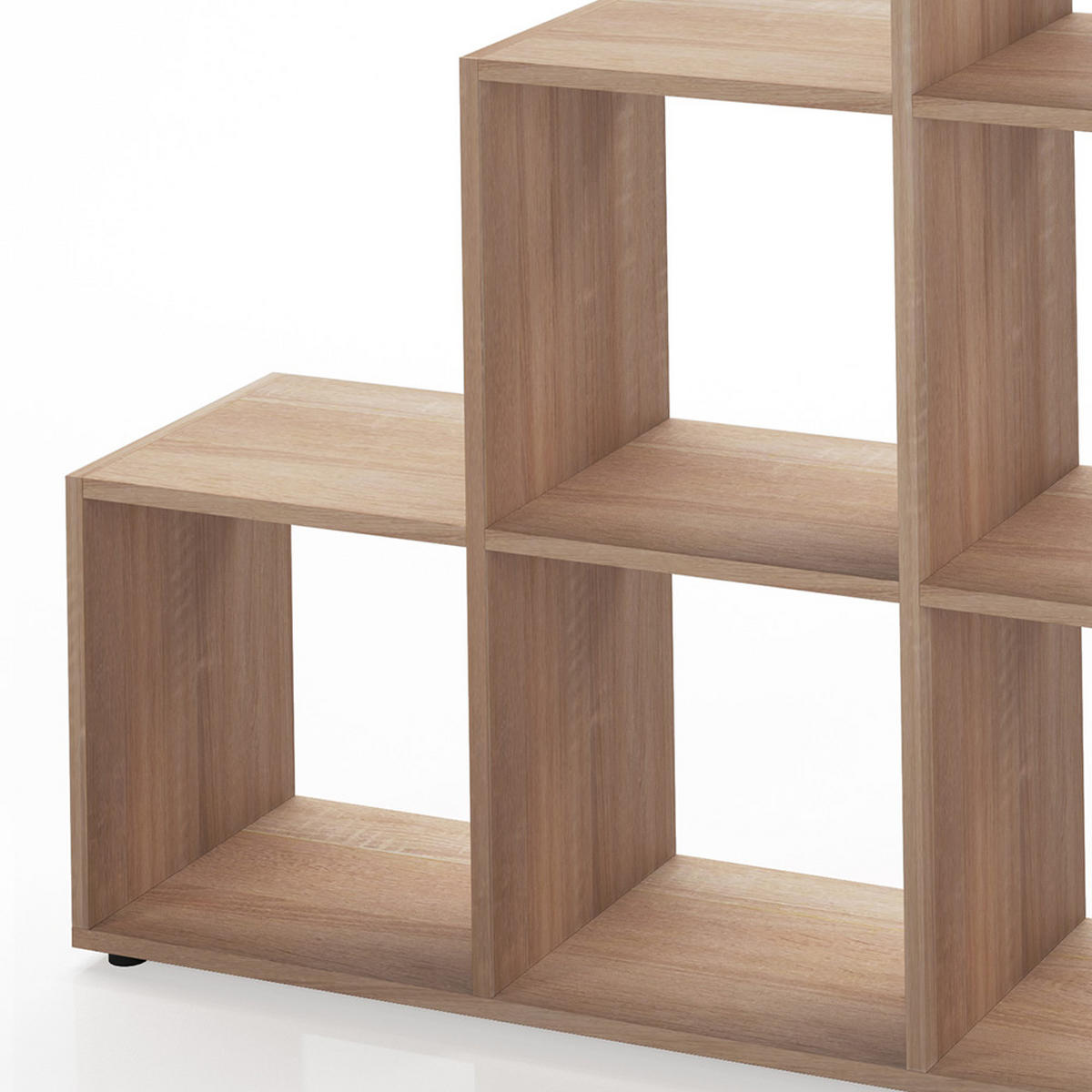 TREPPENREGAL Sonoma 105 x 107.5 cm - Sonoma Eiche, Holzwerkstoff (105/107.5/29cm) - Vicco