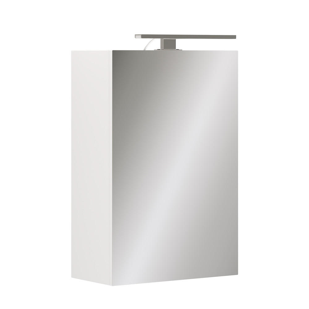 BADRUMSSPEGELSK&Aring;P Lavio Vit 40x60 cm med LED-belysning 60/40/20 cm