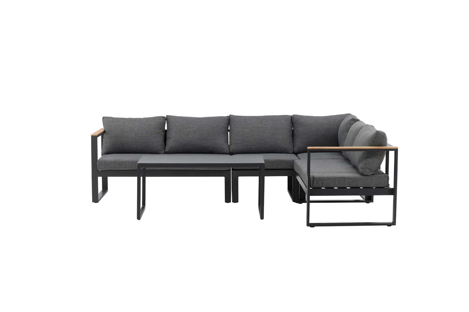 LOUNGE-SET grau - Grau, Holzwerkstoff - ebuy24