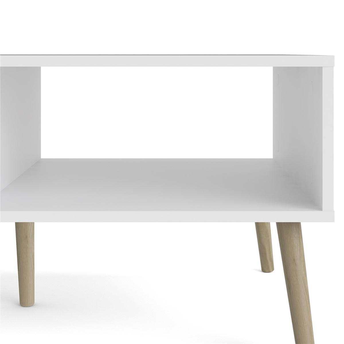 COUCHTISCH mit 1 Schublade - Weiß, Holzwerkstoff (60/99/43cm) - ebuy24