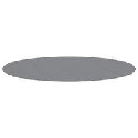 POOL-BODENTUCH Hellgrau Ø306 Cm Polyester Geotextil - Grau, Textil (306/306cm) - vidaXL