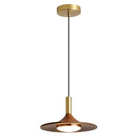 PENDELLEUCHTEN,METALL, 220 V, 16 W, 35 cm Durchmesser - Braun, Metall (35/35/22cm) - Weltevree