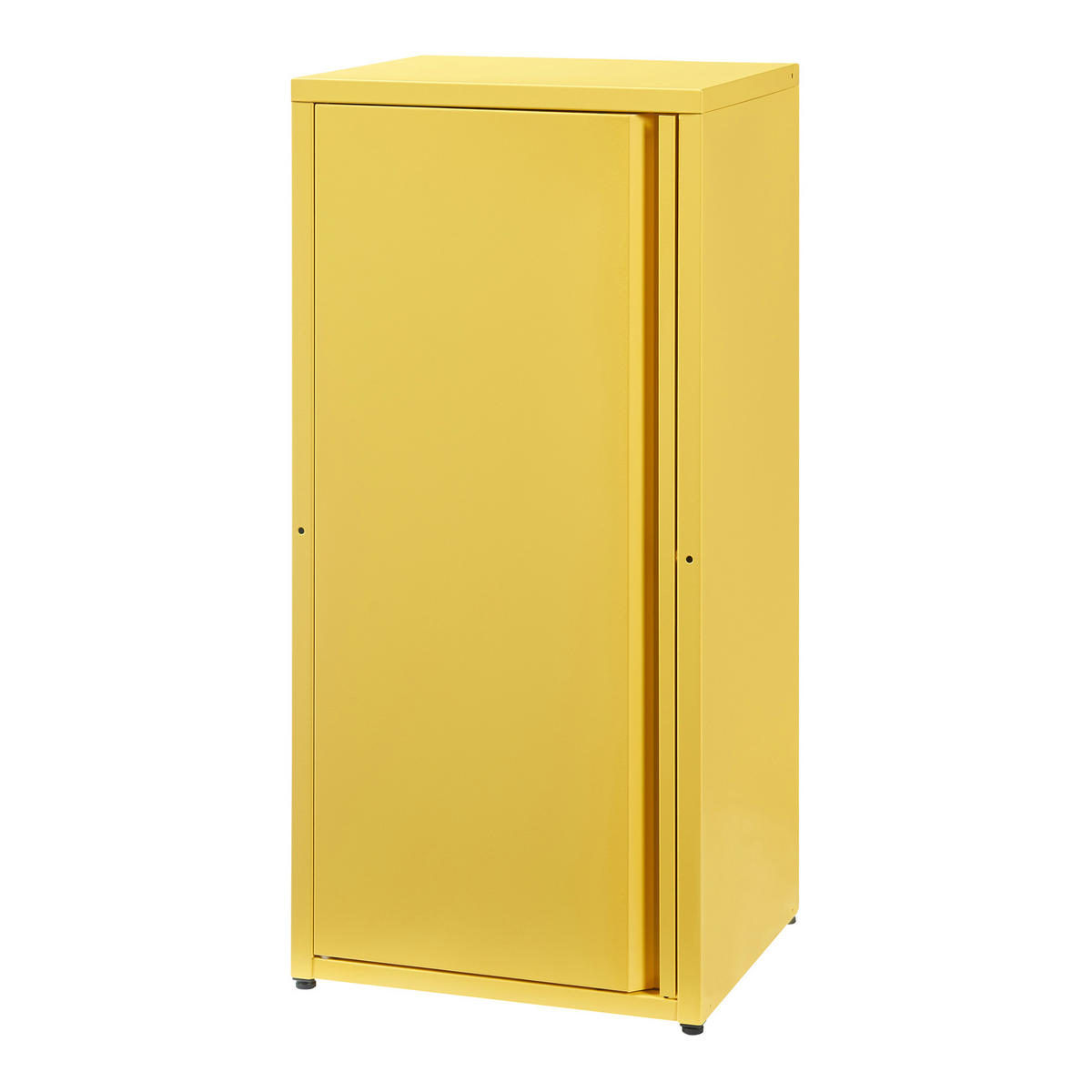 AKTENSCHRANK Burlöv - Gelb, Metall (40/88/35cm) - [en.casa]