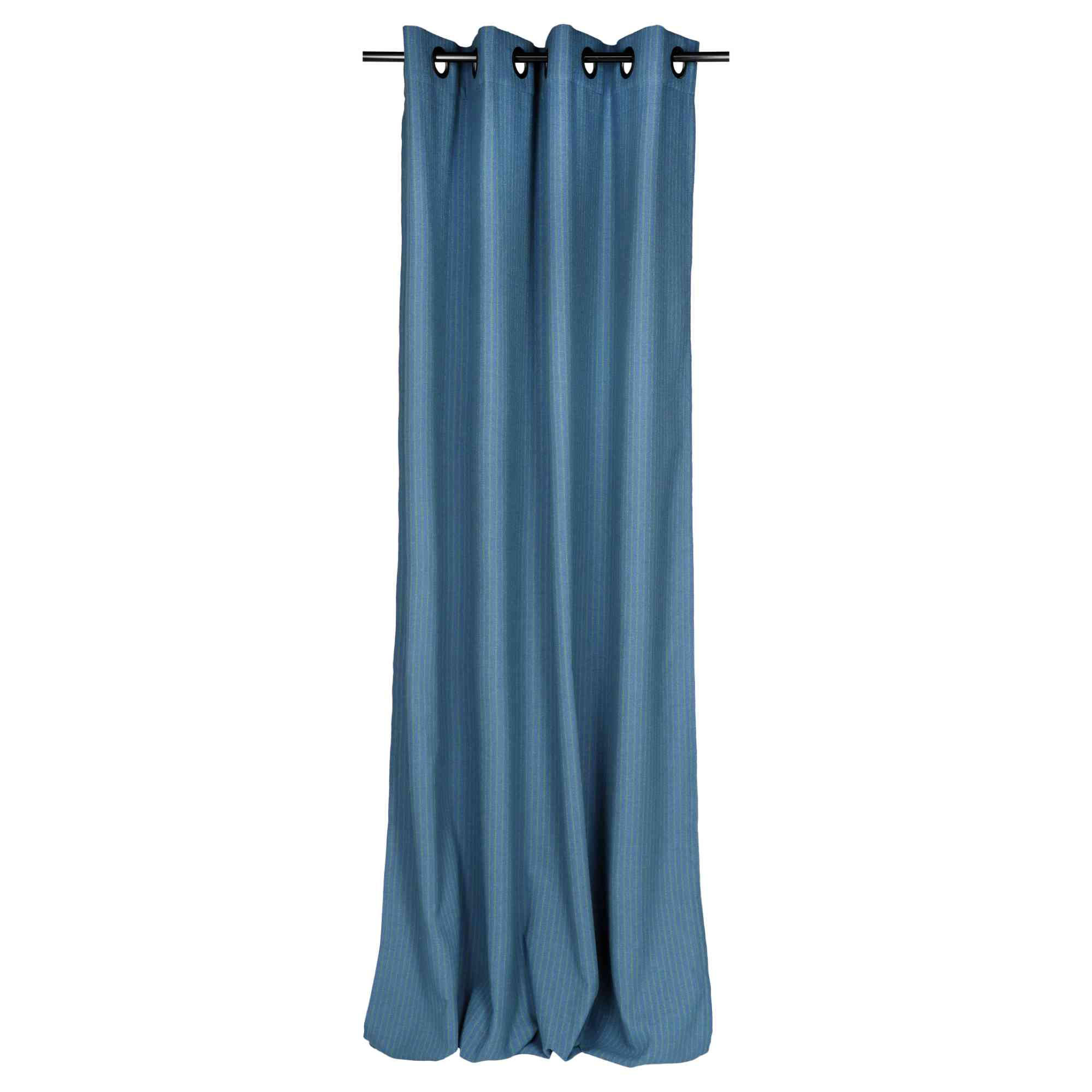 ÖSENVORHANG FUN - Blau, Textil (140/1/250cm) - Esprit