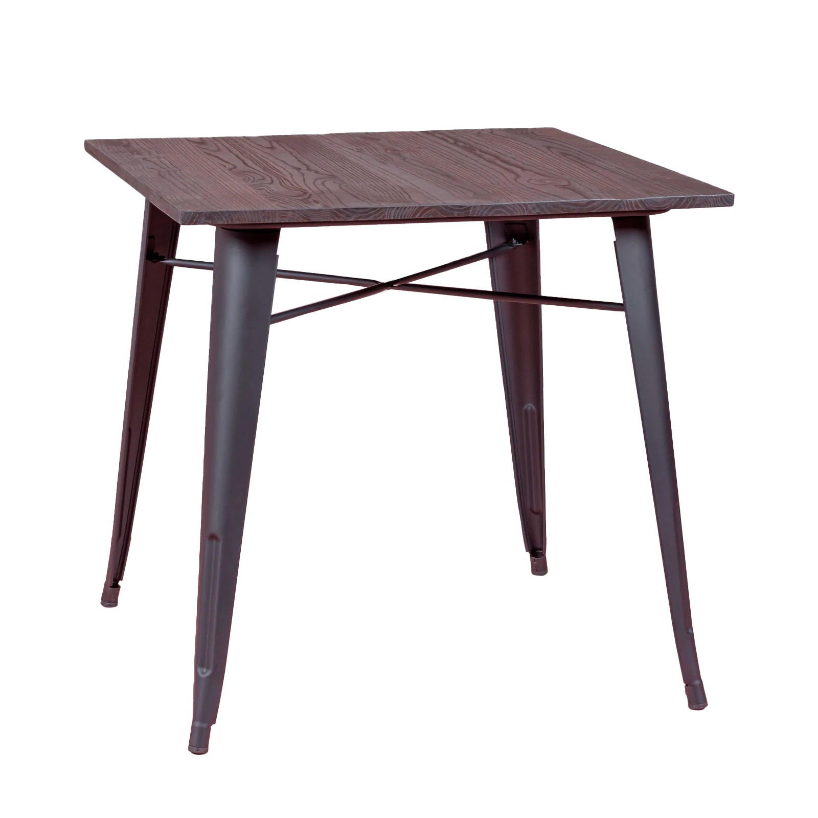 TISCH Quadratisch Schwarz 80/80/78 cm - Schwarz, Metall (80/80/78cm) - Nest Dream