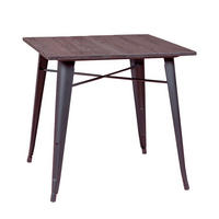 TISCH Quadratisch Schwarz 80/80/78 cm - Schwarz, Metall (80/80/78cm) - Nest Dream