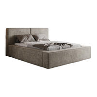 POLSTERBETT LESTI 140x200 cm, Grau - Grau, Textil (200/140cm) - Fedve