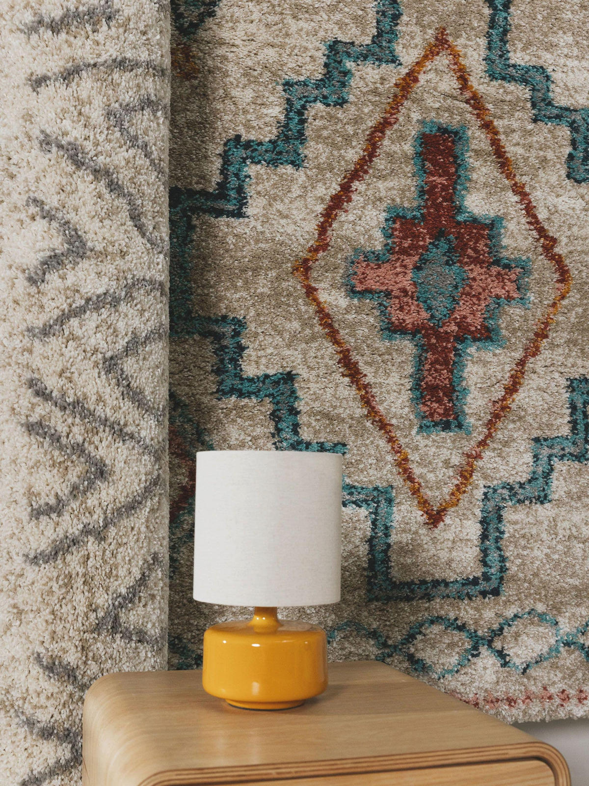 HOCHFLORTEPPICH Gobi Multicolor 120x170 cm - Multicolor, Textil (120/170cm) - benuta Nest