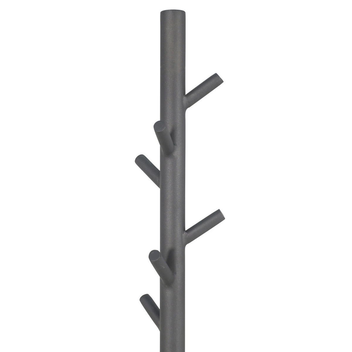 MASSIVER GARDEROBENSTÄNDER - Akazie / Anthrazit - Akazie massiv / Metall - Akaziefarben, Holz (35/180/35cm) - home24