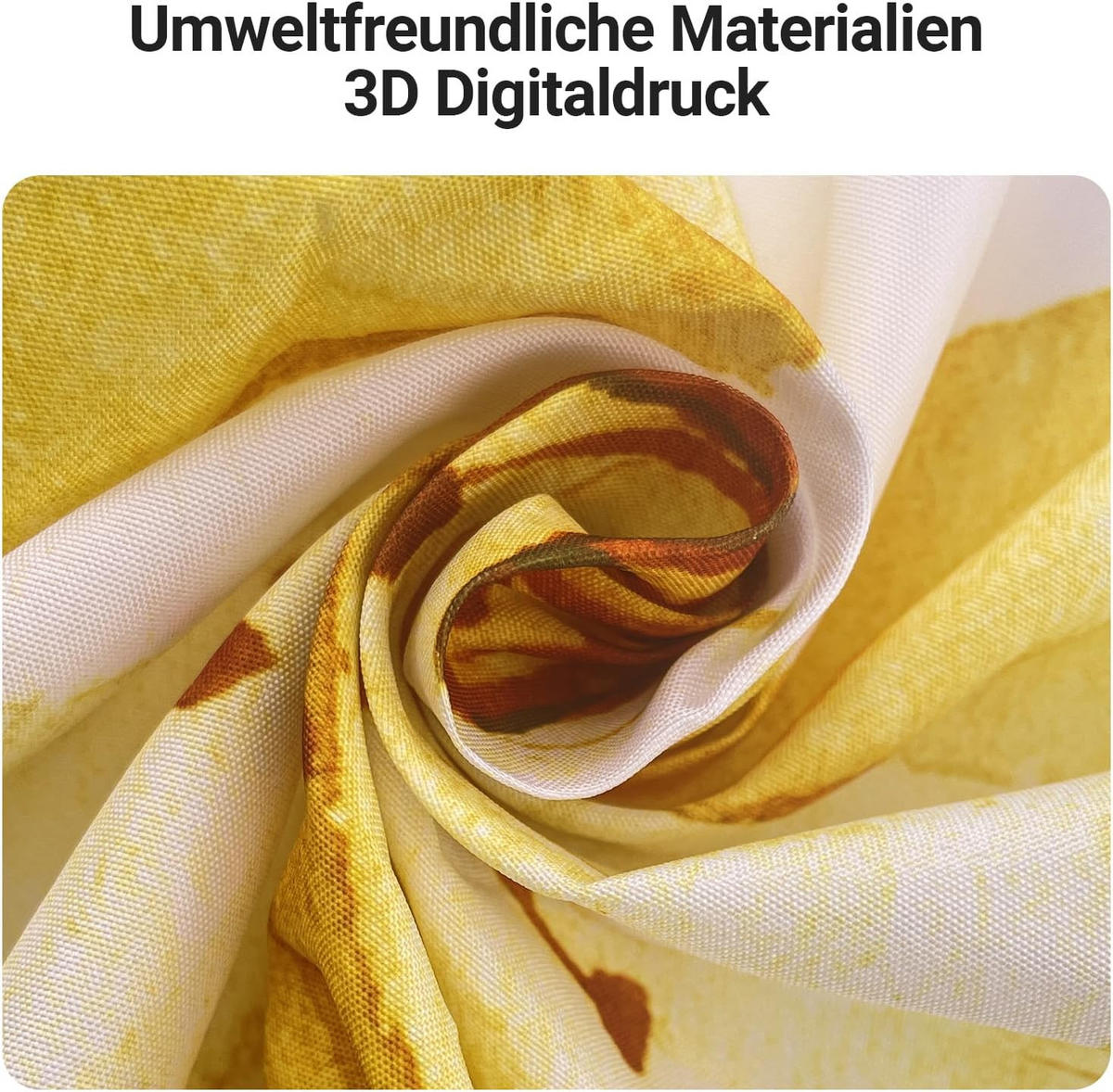 DUSCHVORHANG Blumen Muster beschwerter Saum schimmelresistent wasserabweisend waschbar Polyester fürs Badezimmer Badewanne - Weiß, Textil (200/180cm) - MCBOSON