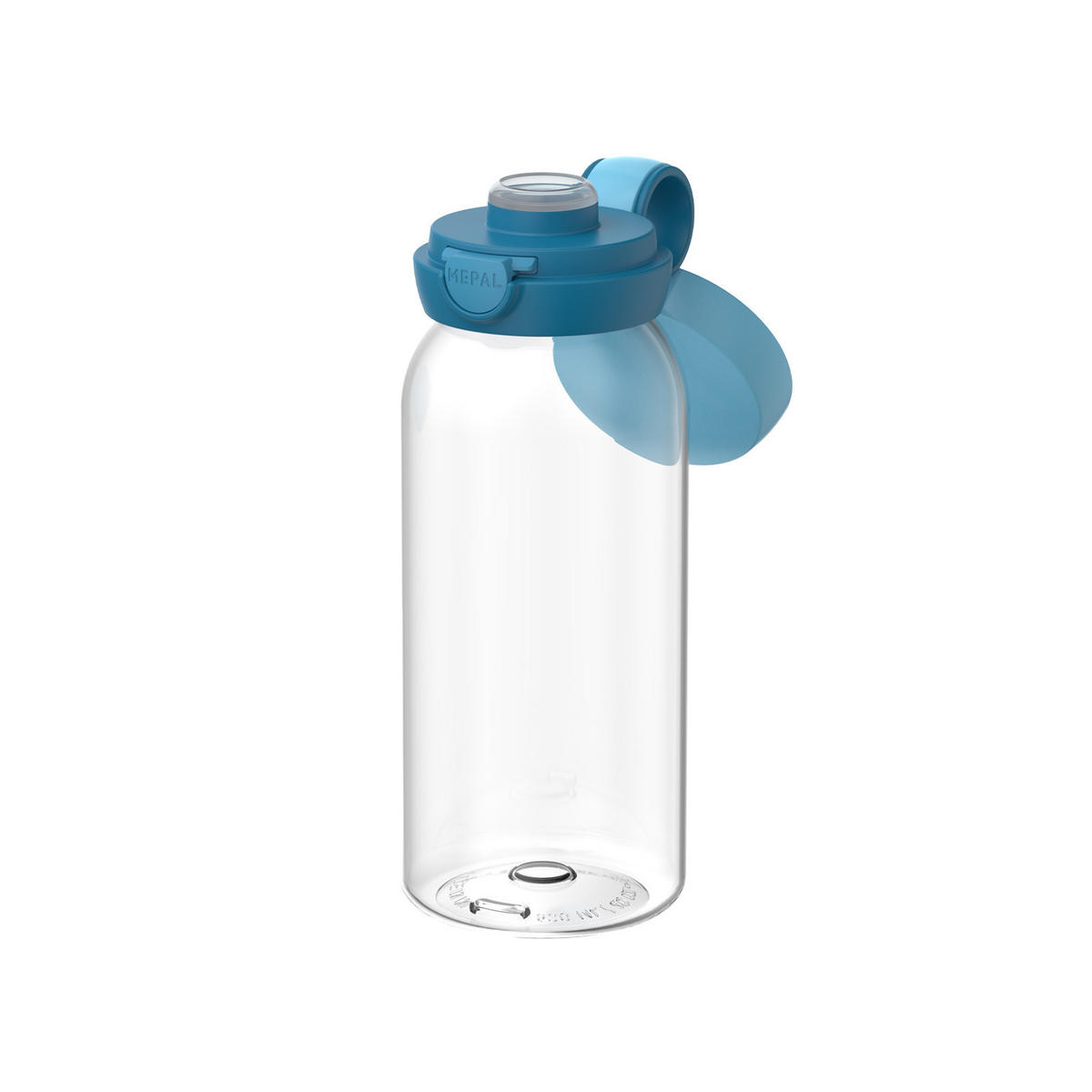 TRINKFLASCHE MIT KLAPPDECKEL Campus Cool Blue 600 ml - Blau, Kunststoff (0.6L) - Mepal