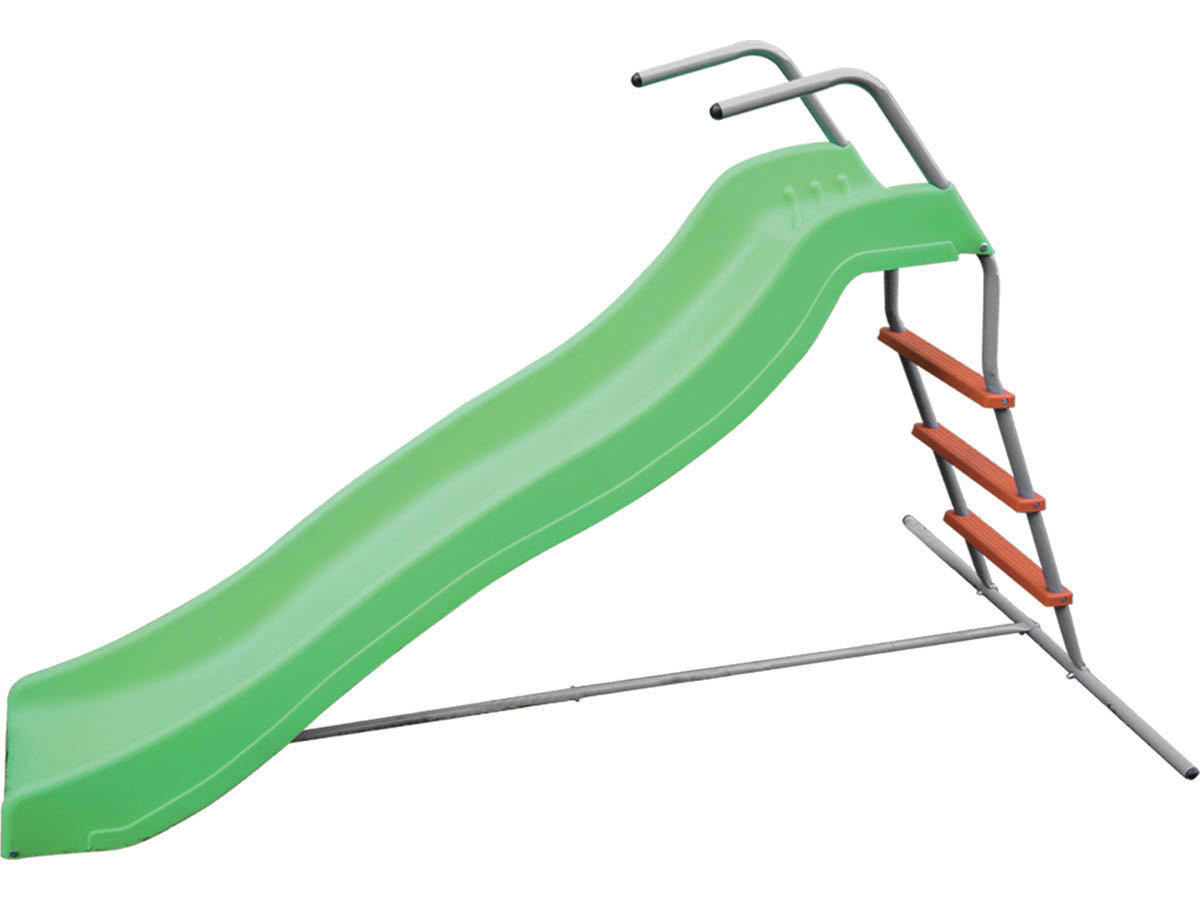 RUTSCHBAHN family - Grün, Metall (36.5/110/188cm) - Habitat Garten