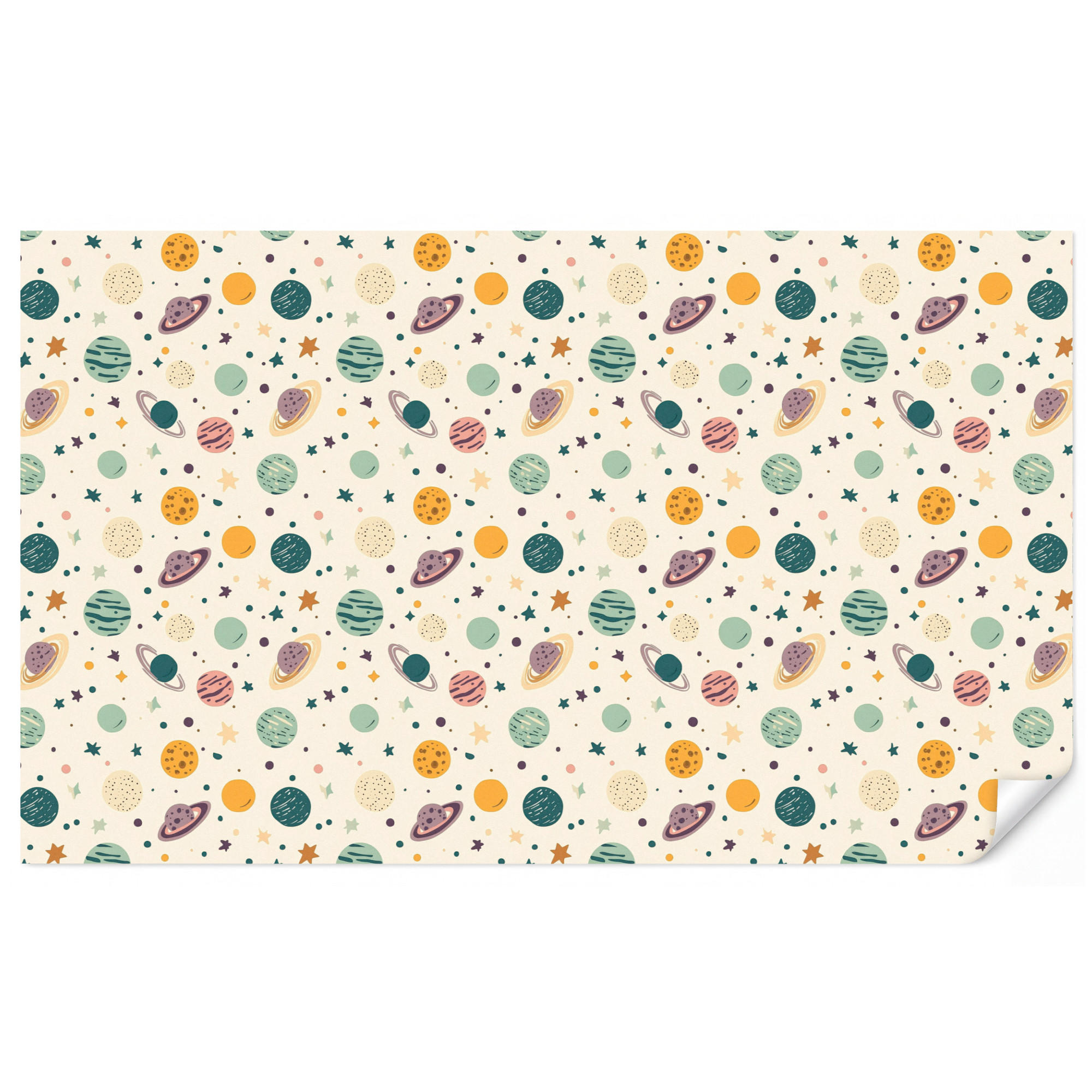 OnlyWow Kindertapete Creme 450x280 cm