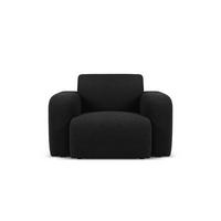 SESSEL Molino aus Boucle schwarz - Schwarz, Textil (95/72/105cm) - Micadoni