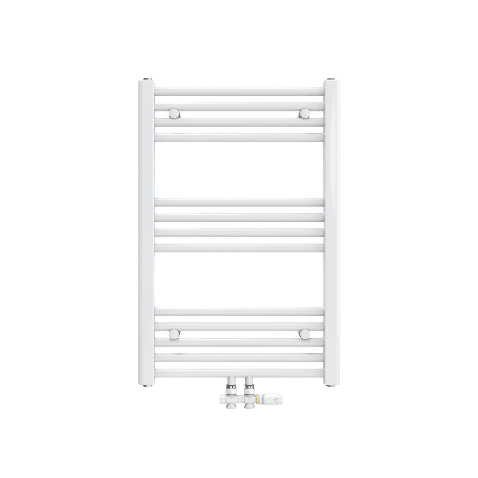 HEIZKÖRPER Handtuchheizkörper wasserführend 75/50/3 cm - Weiß, Metall (50/75/3cm) - EMKE