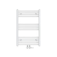 HEIZKÖRPER Handtuchheizkörper wasserführend 75/50/3 cm - Weiß, Metall (50/75/3cm) - EMKE