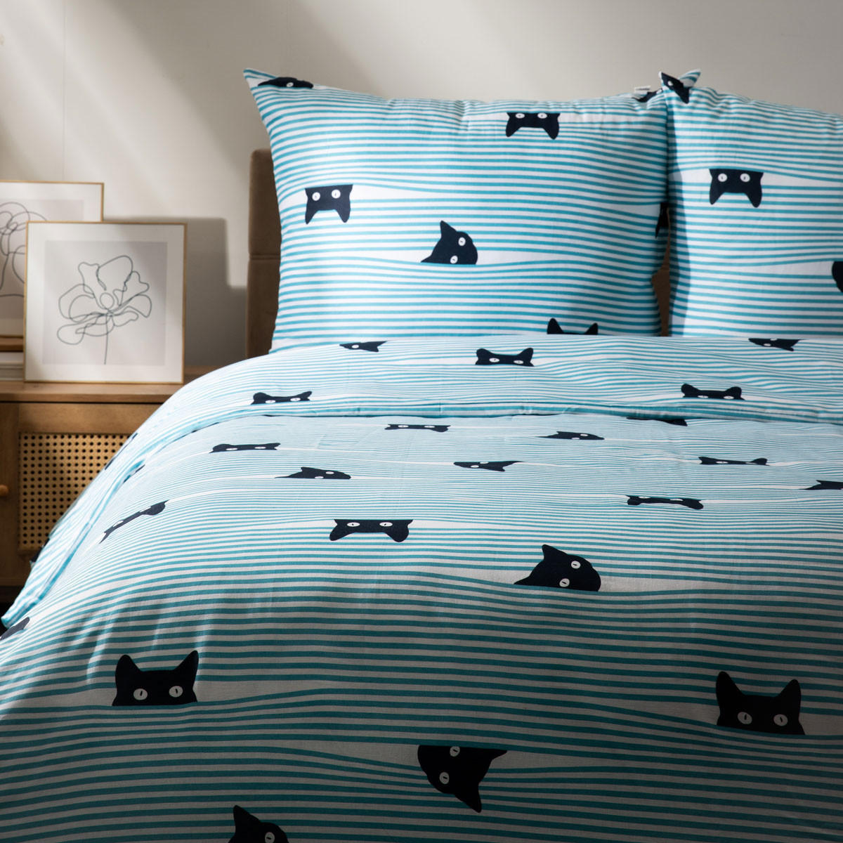 BETTWÄSCHE Sirius Baumwolle 160/200 cm - Multicolor, Textil (160/200cm) - Homla
