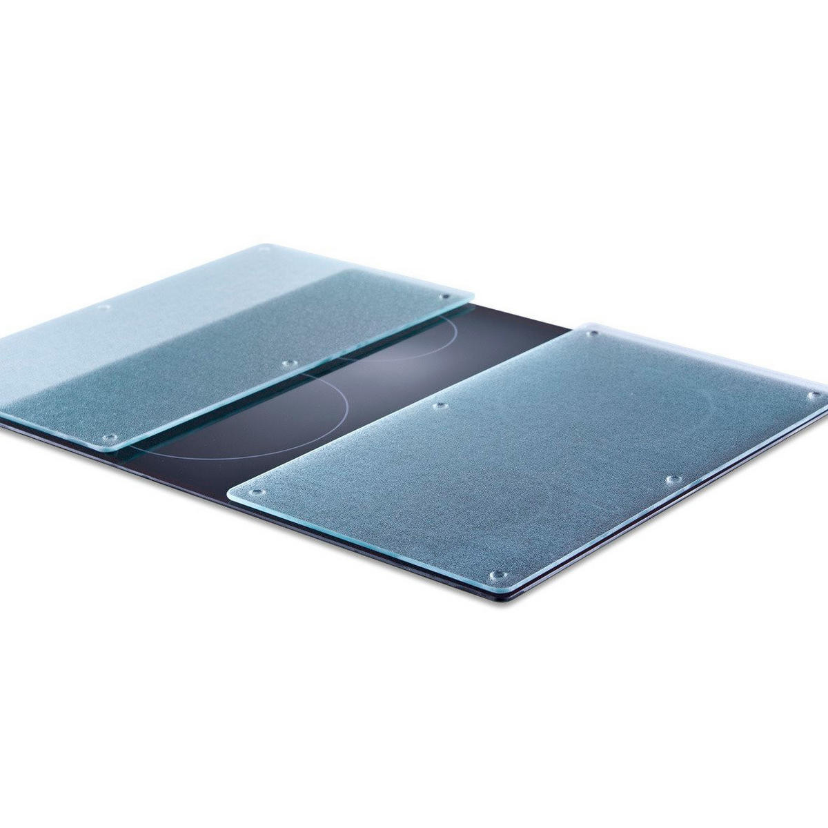 GLASSCHUTZPLATTEN für Herd — 2 Stück Glas 52/30/0,5 cm - Transparent, Glas (30/0.5/52cm) - ZELLER