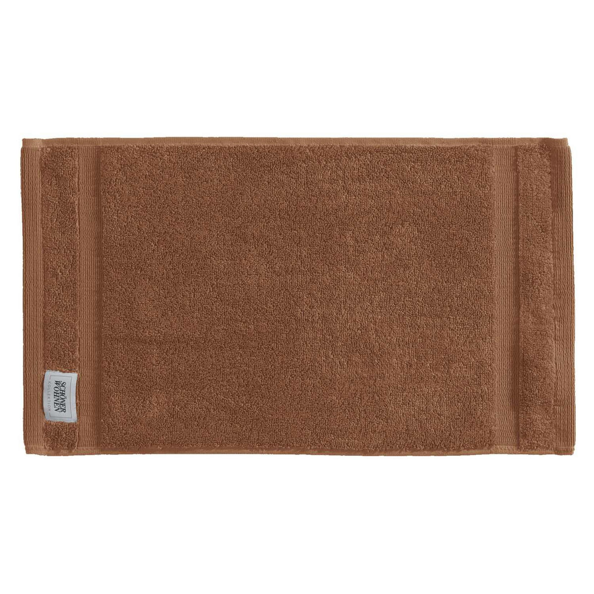 GÄSTEHANDTUCH CUDDLY - Schlammfarben, Textil (30/50cm) - Schöner Wohnen