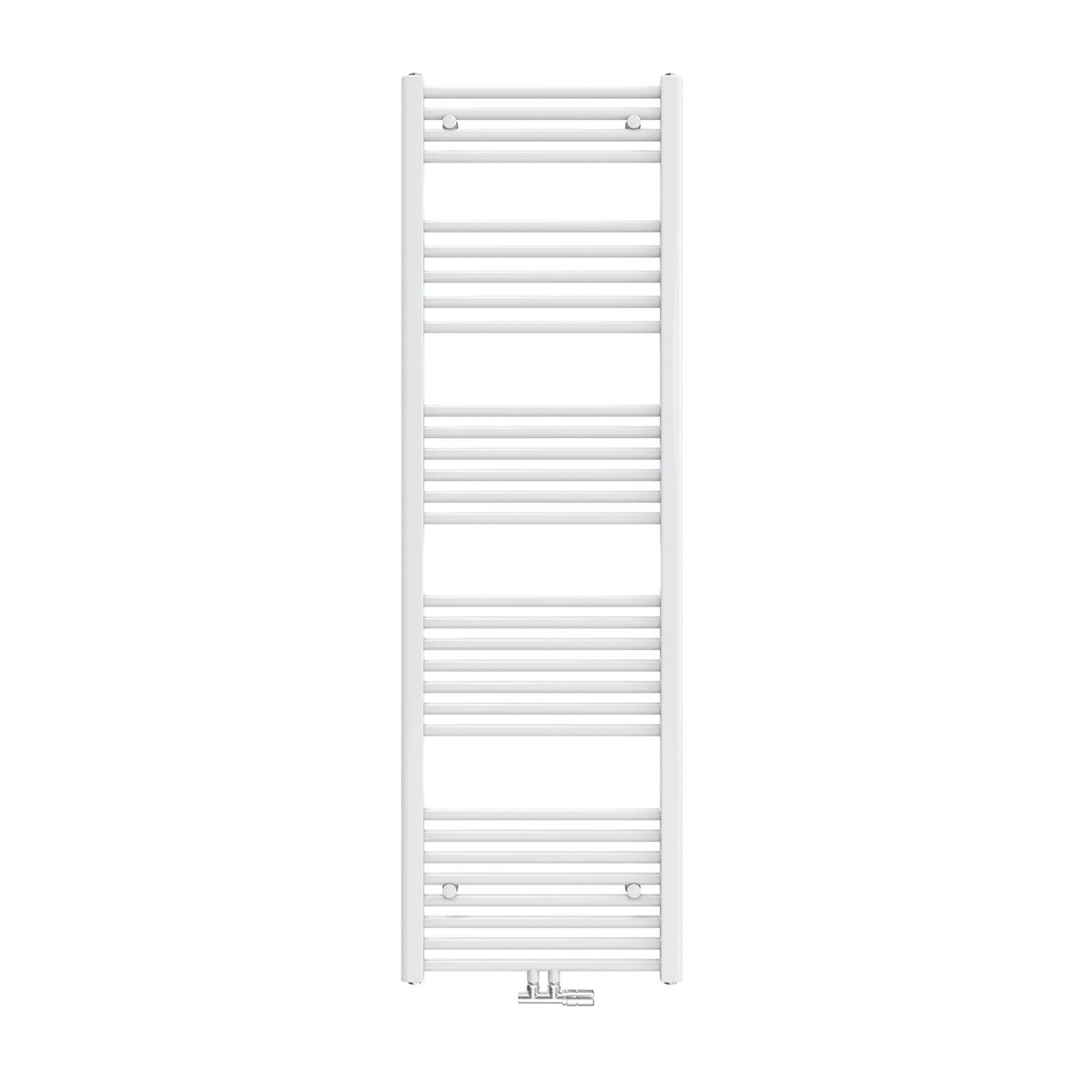 HEIZKÖRPER Handtuchheizkörper wasserführend 160/50/3 cm - Weiß, Metall (50/160/3cm) - EMKE