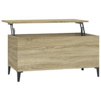 COUCHTISCH Sonoma-Eiche 90x44,5x45 cm Holzwerkstoff - Braun, Holzwerkstoff (90/44.5/45cm) - furnicato