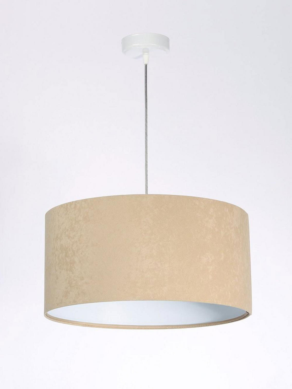 HÄNGELEUCHTE Weiß 30/20 cm - Beige/Weiß, Kunststoff (30/0.45/20cm) - ONZENO