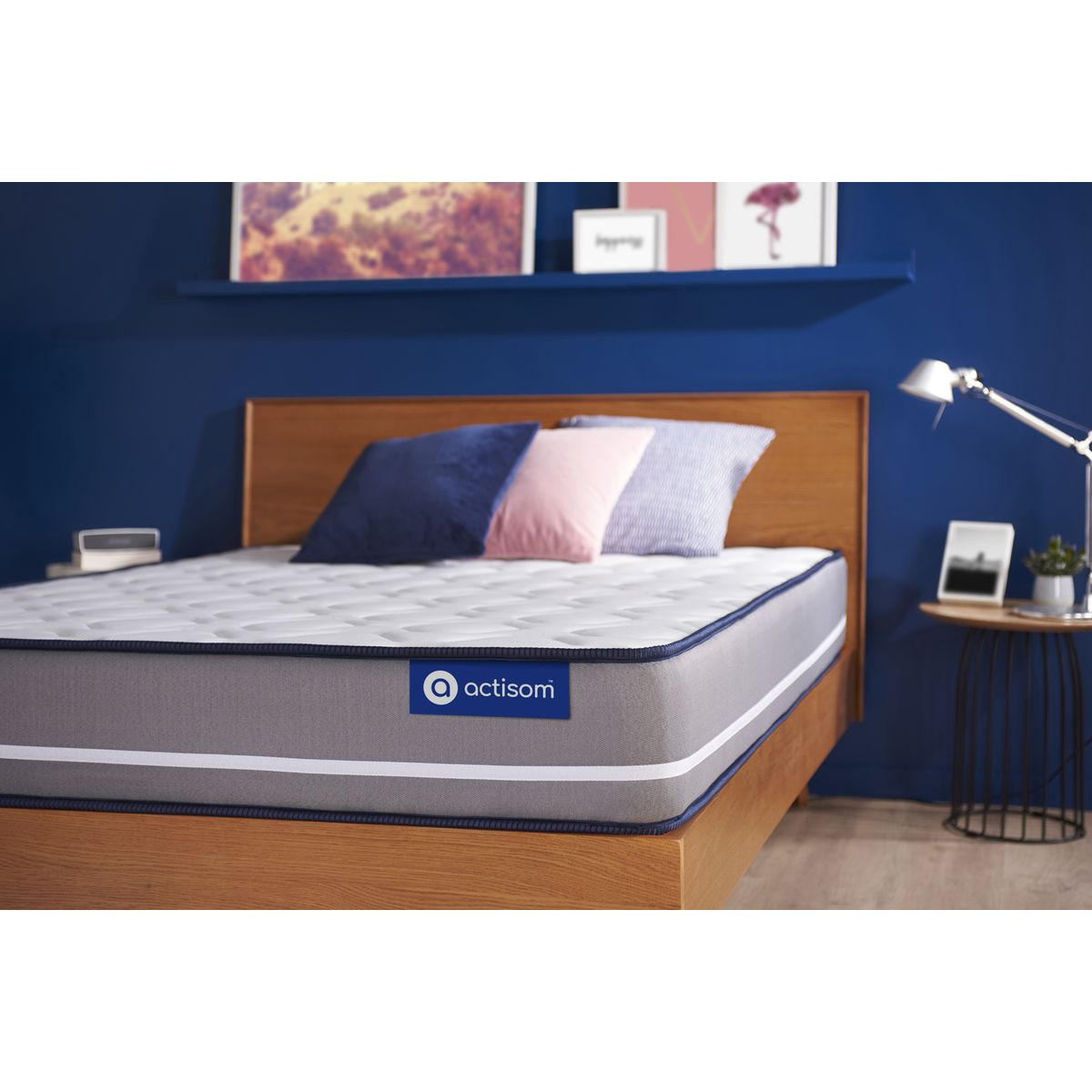 MATRATZE Actiflex pur Taschenfederkern 100 x 190 cm h3 - Weiß, Textil (100/190cm) - ACTISOM