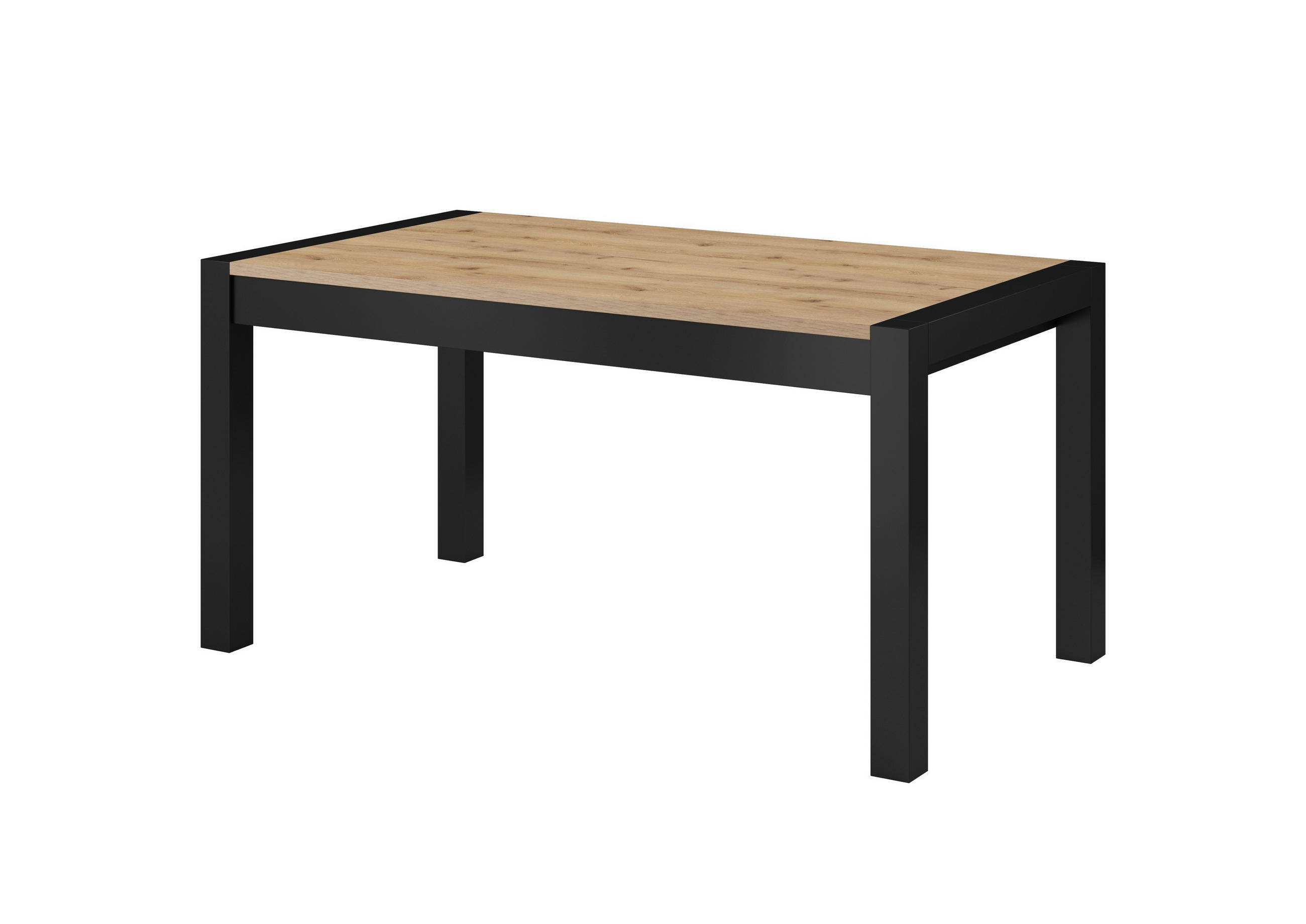 ESSTISCH ATTIVO Ausziehbar 160 - 240 / 90 x 79 cm - Schwarz, Holz (160/90/79cm) - MASSENO
