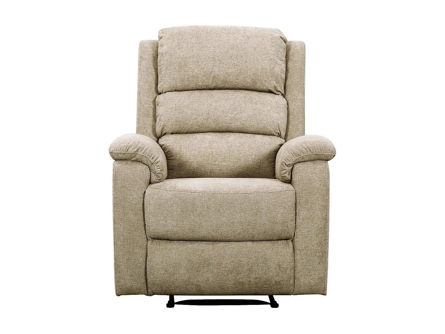 RELAXSESSEL - 1 Person - Stoff - Taupe - - Taupe, Textil (86/103/95cm) - Vente-Unique