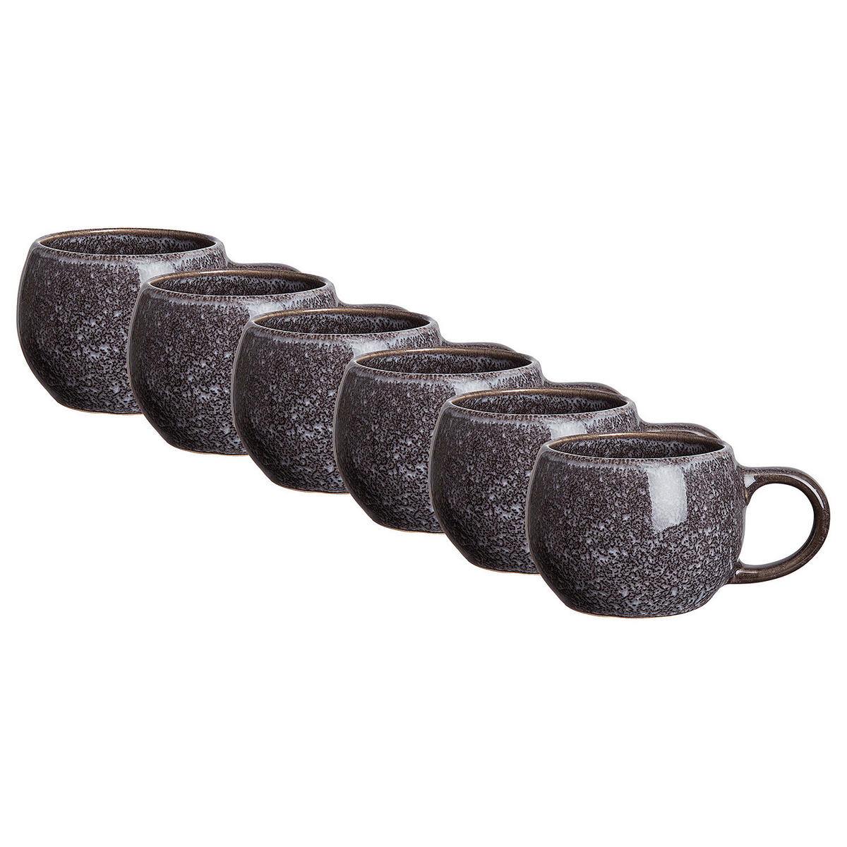 ESPRESSOTASSE (6er Set) Cottage - Schwarz, Keramik (0.18L) - Butlers