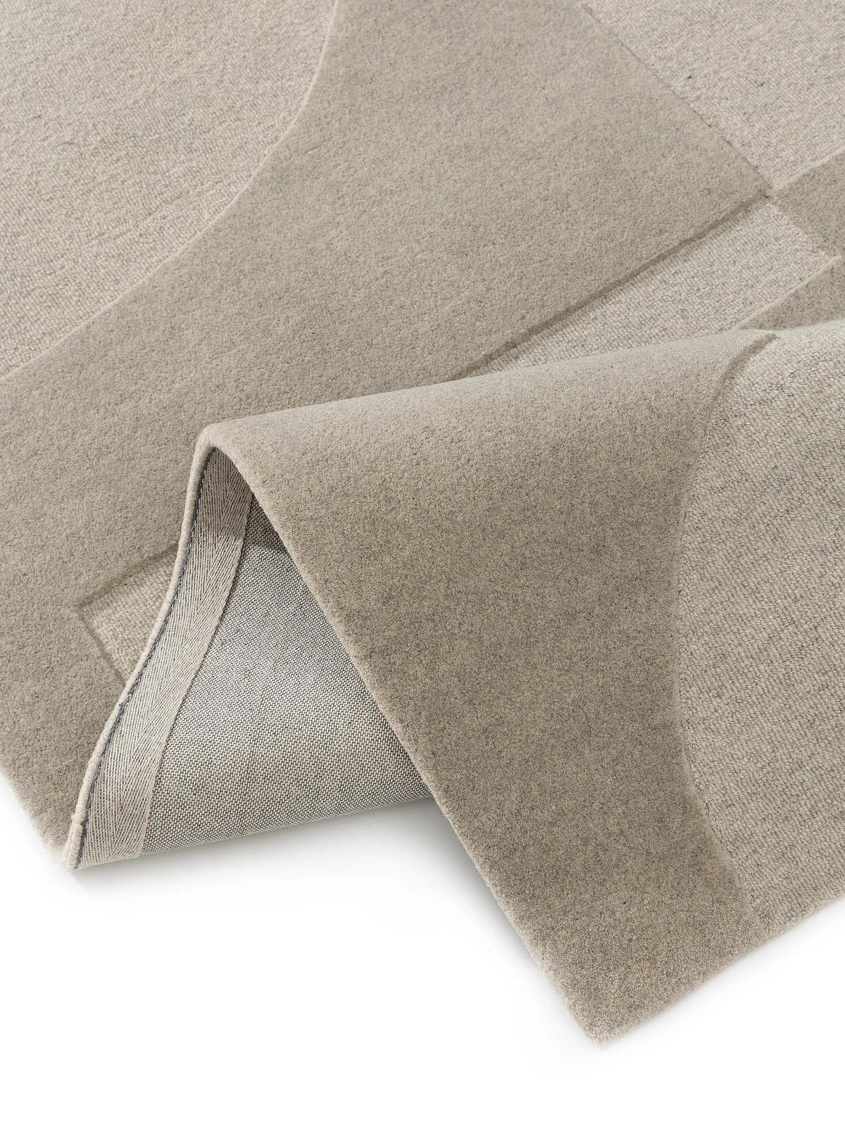 WOLLTEPPICH Logan Hellgrau 200x300 cm - Hellgrau, Textil (200/300cm) - benuta Pure