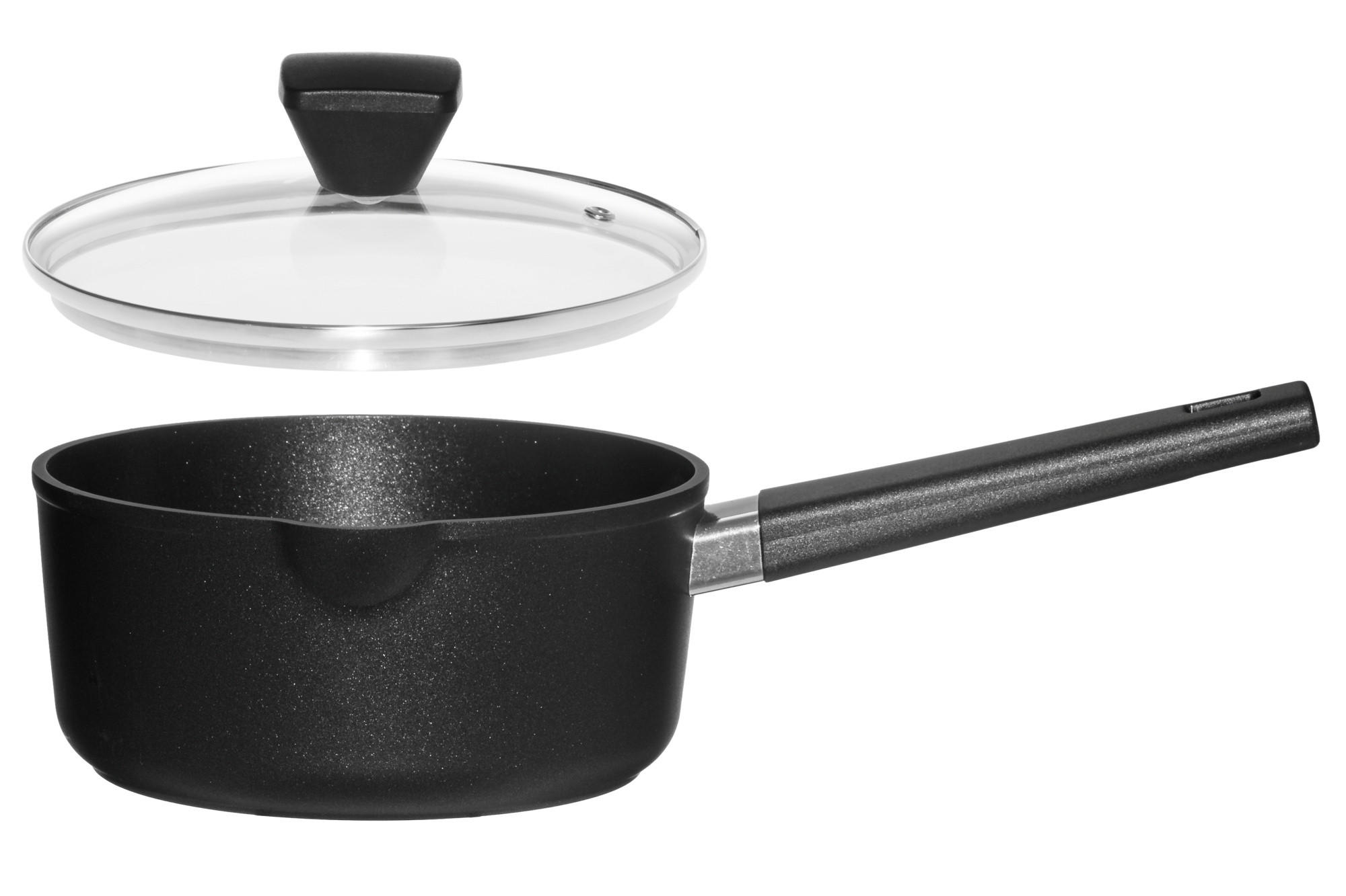 KOCHTOPF Graphenbeschichtung 2 l - Schwarz, Metall (20cm)