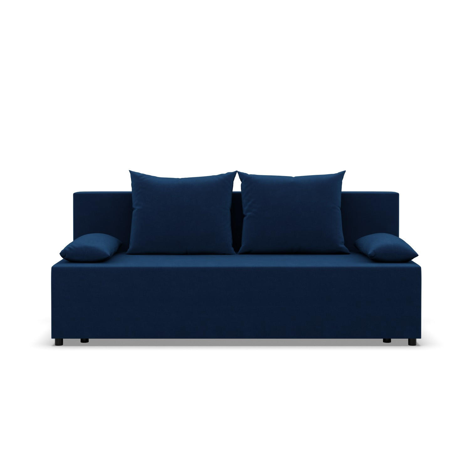 SOFA 3-SITZER MIT SCHLAFFUNKTION FERMO Dunkelblau - Dunkelblau, Textil (92/95/191cm) - Mebligo