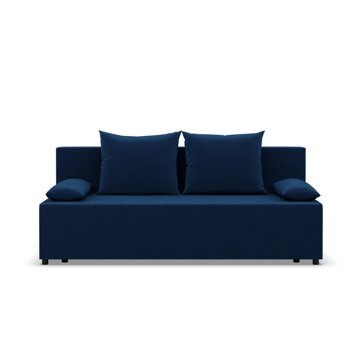 SOFA 3-SITZER MIT SCHLAFFUNKTION FERMO Dunkelblau - Dunkelblau, Textil (92/95/191cm) - Mebligo
