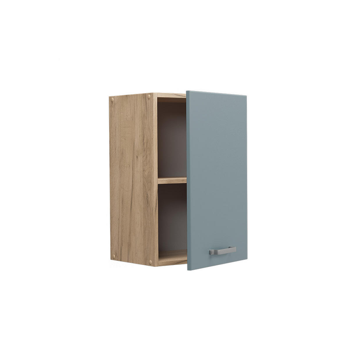 HÄNGESCHRANK R-Line Blau-Grau 40 cm - Honigeiche/Eiche Wotan, Holzwerkstoff (40/60/31cm) - Vicco
