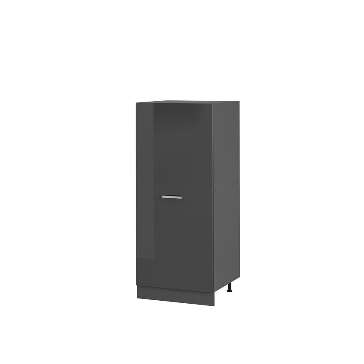 VYSOKÁ SKŘÍŇ R-Line Antracitový vysoký lesk - antracitová/vysoce lesklá černá, kompozitní dřevo (60/143/57cm) - Vicco