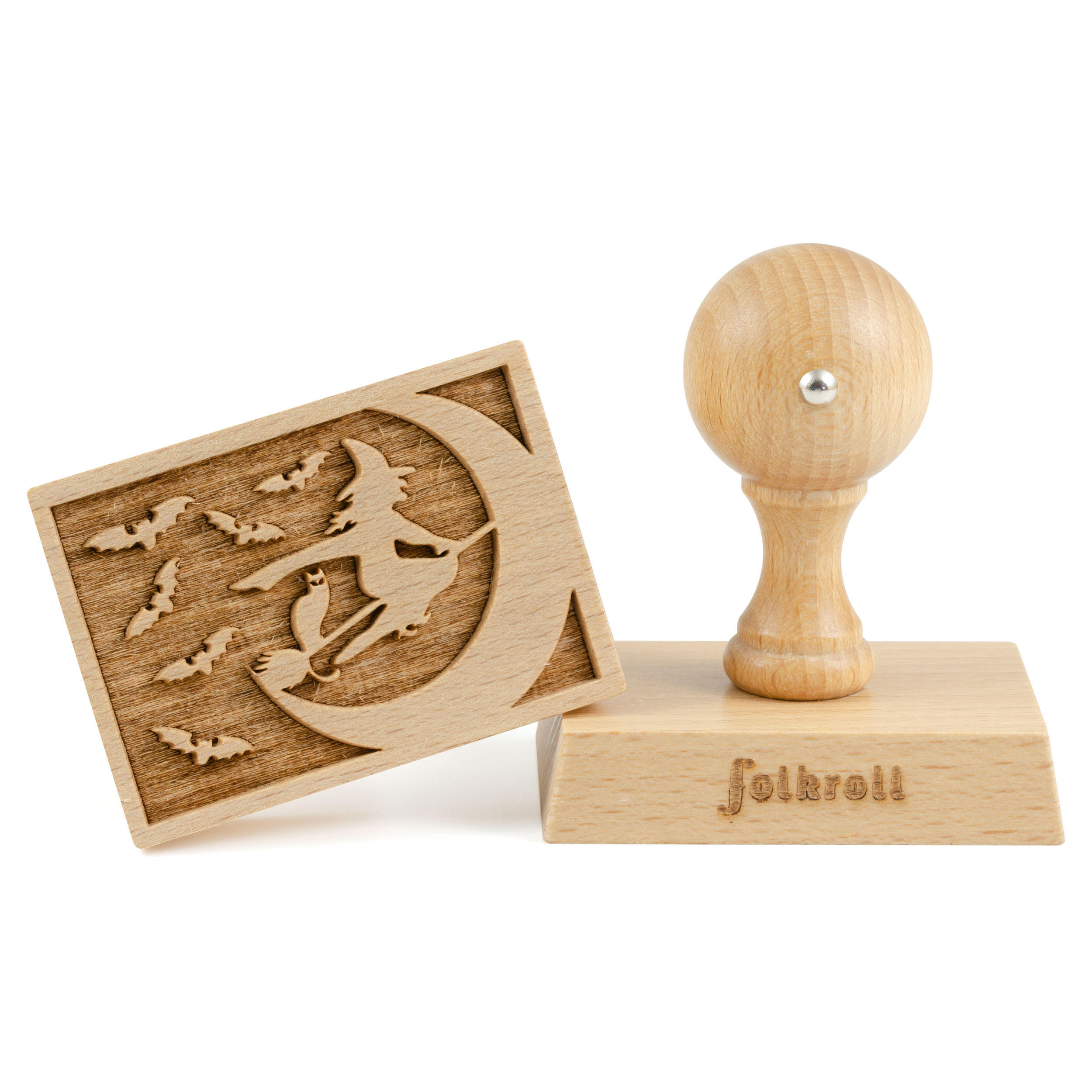 Folkroll Keksstempel Braun 7x7x5 cm