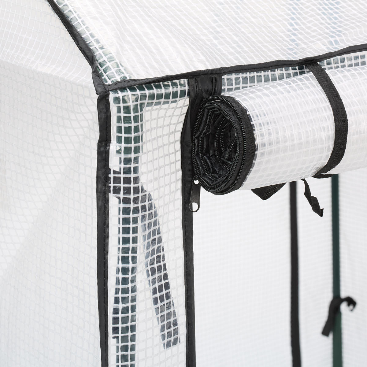 BALKONGEWÄCHSHAUS - Multicolor, Kunststoff/Metall (100/150/80cm) - Relaxdays