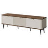 TV-ELEMENT Marly 3K RE13 - Kaschmir/Goldfarben, Holzwerkstoff/Metall (160/52/40cm) - MIRJAN24