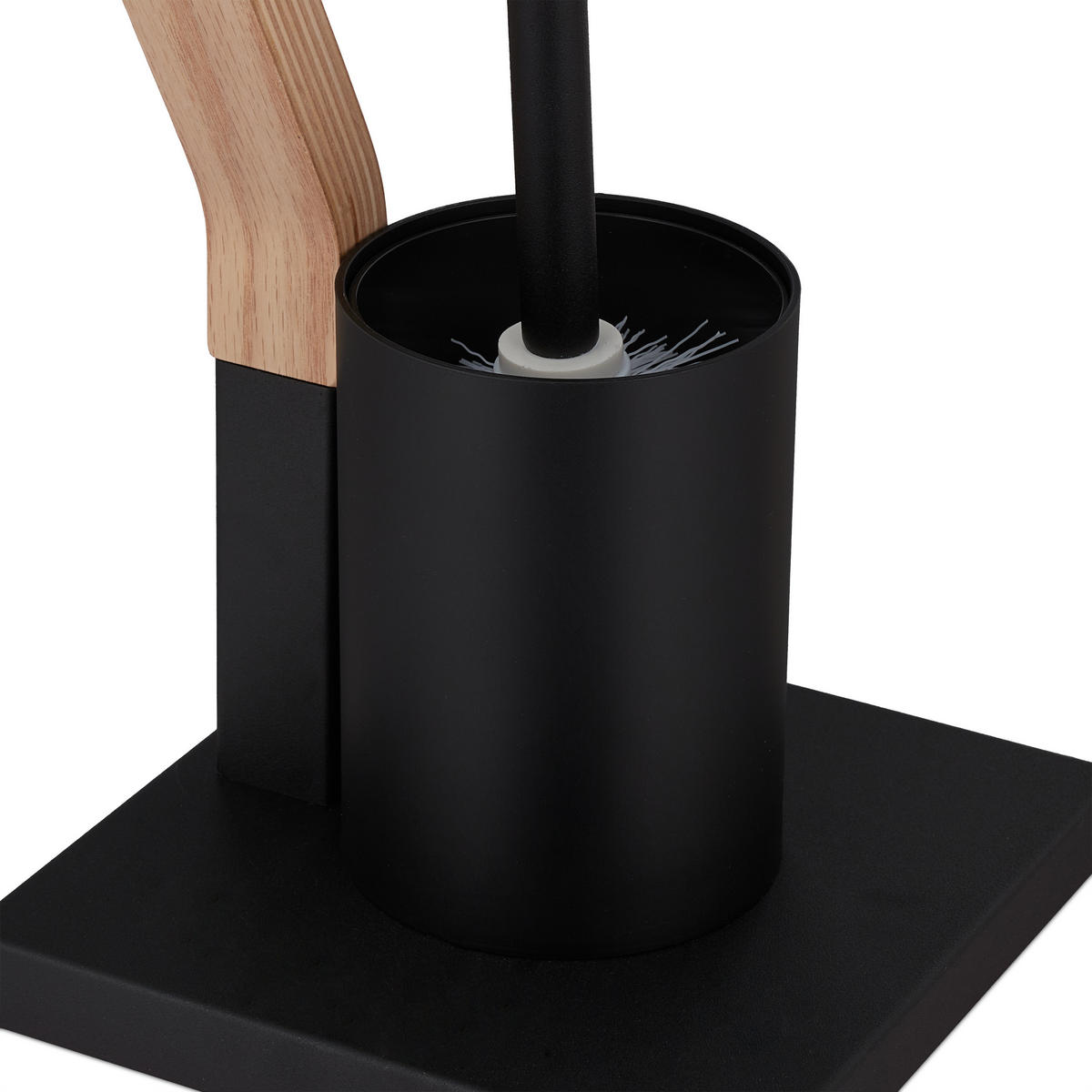 WC-GARNITUR - Multicolor, Holzwerkstoff/Metall (18.5/75/18.5cm) - Relaxdays