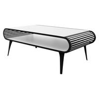 COUCHTISCH Aristo - Schwarz/Weiß, Holzwerkstoff/Metall (60/120/44cm) - MIRJAN24