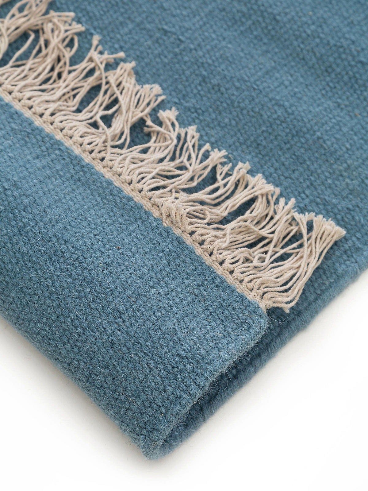 WOLLTEPPICH Liv Hellblau 80x150 cm - Hellblau, Textil (80/150cm) - benuta Pop