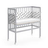 BEISTELLBETT Sophie Grau 94 x 90 cm 1 Seitenschiene - Grau, Holz (94/96/90cm) - VitaliSpa