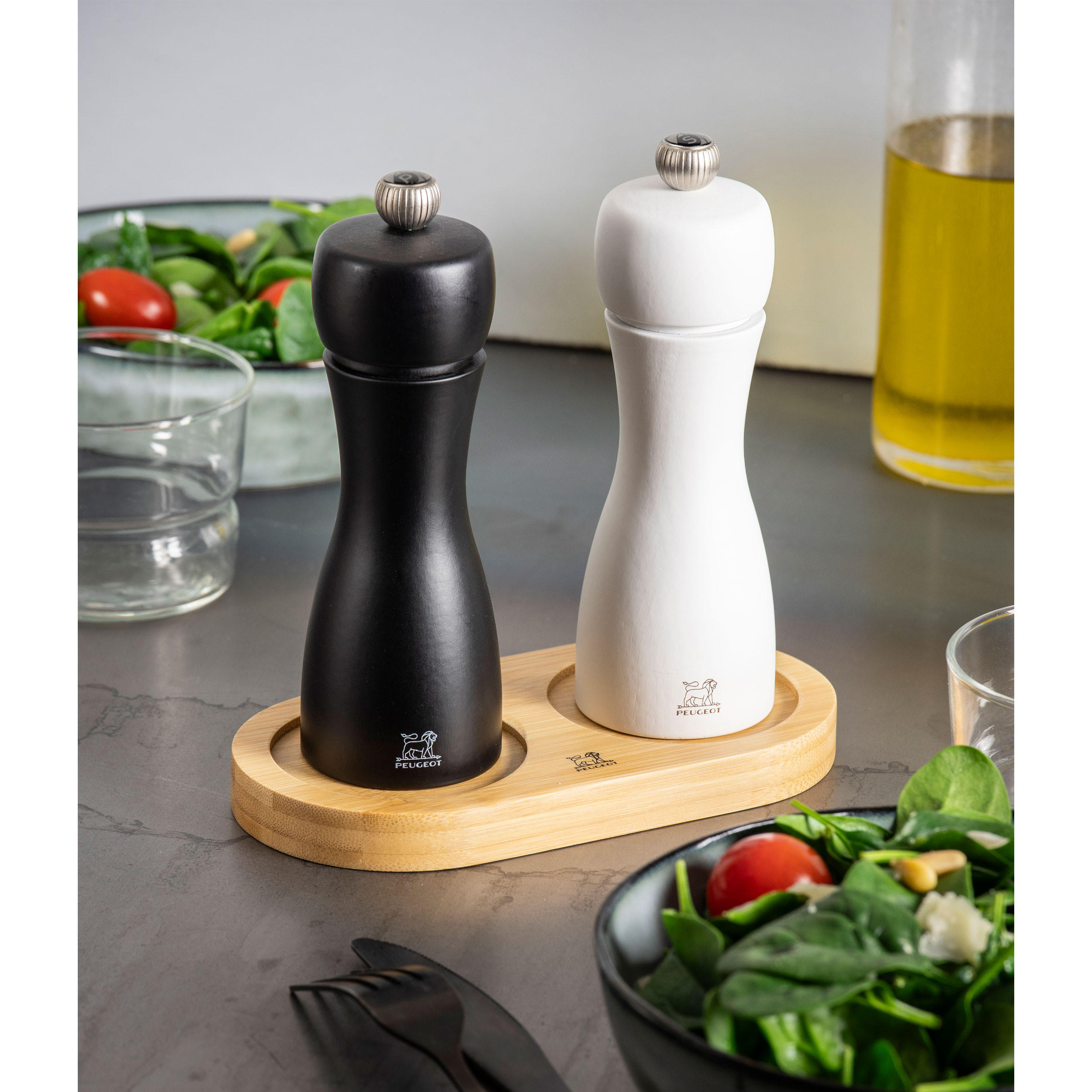 MENAGE Linea 17cm Bambus Natur - Braun, Holz (17.2/1.8/9.2cm) - PEUGEOT