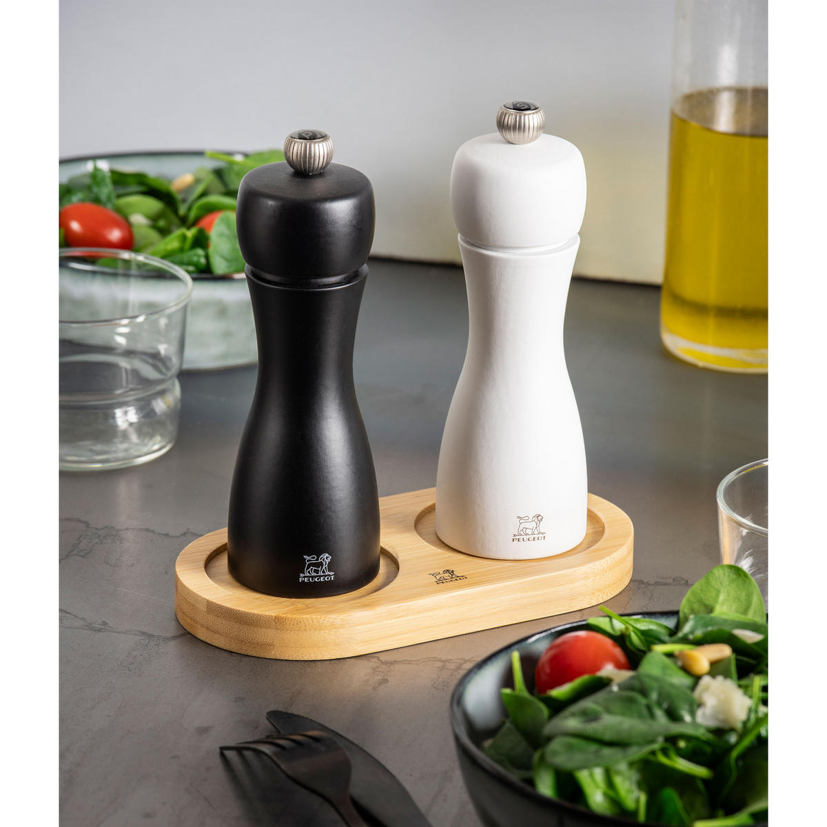 MENAGE Linea 17cm Bambus Natur - Braun, Holz (17.2/1.8/9.2cm) - PEUGEOT