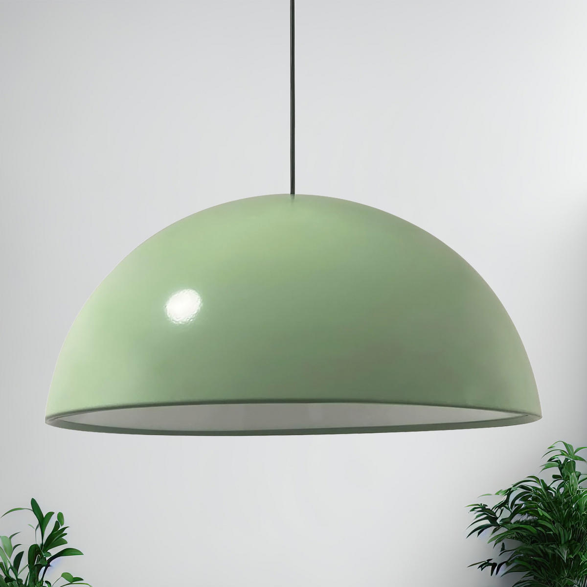 PENDELLEUCHTE Lipeo 40/23 - Mintgrün, Metall (40/23cm) - Bamyum