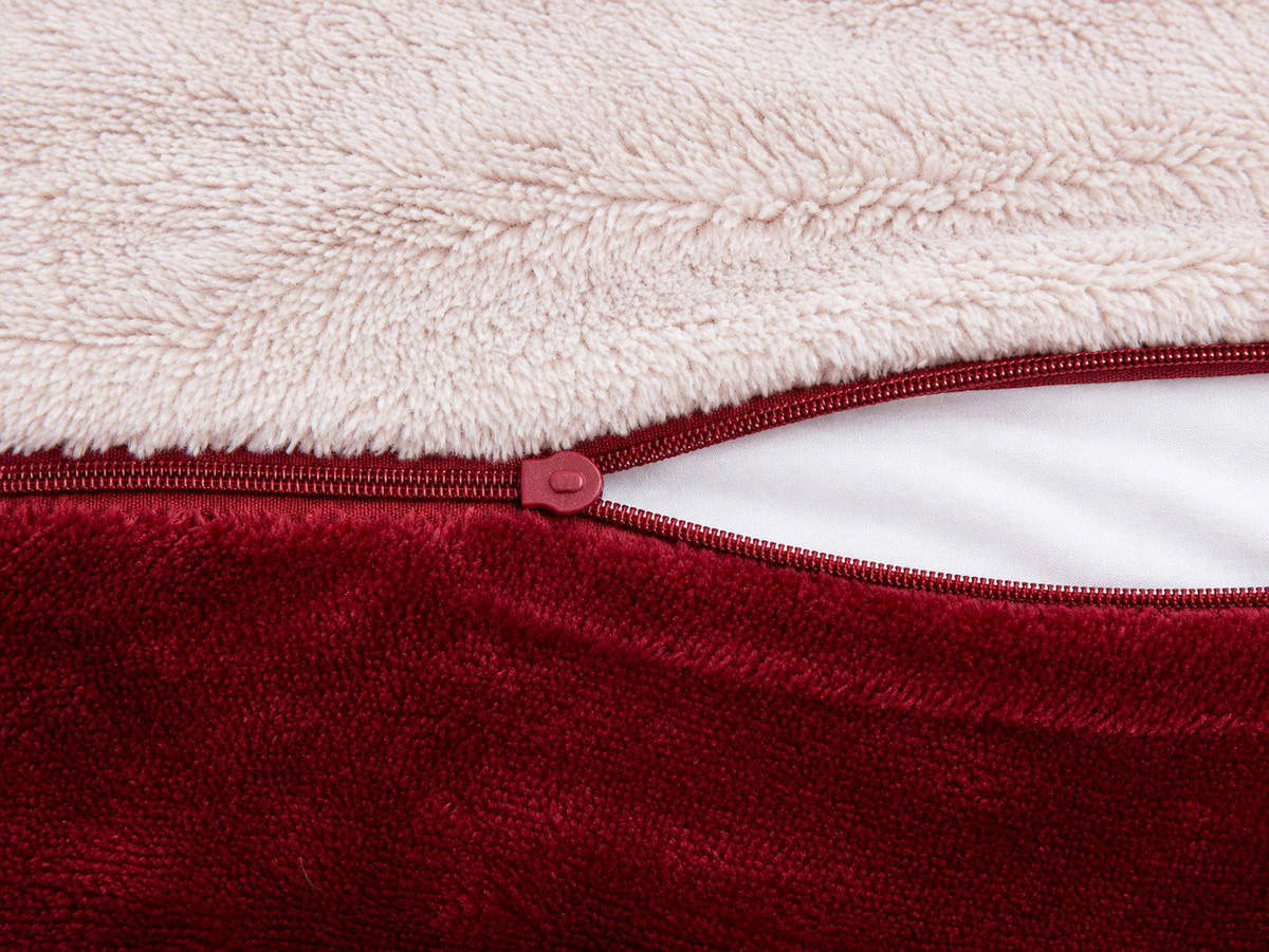 BETTWÄSCHE Cashmere Touch 135x200 cm Bordeaux - Bordeaux, Textil (135/200cm) - TiborTex