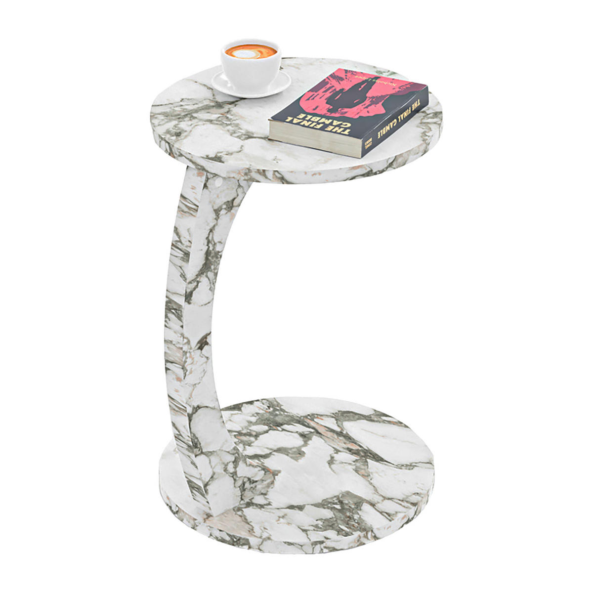 BEISTELLTISCH Holeby - Creme, Holzwerkstoff (38/38/56cm) - [en.casa]